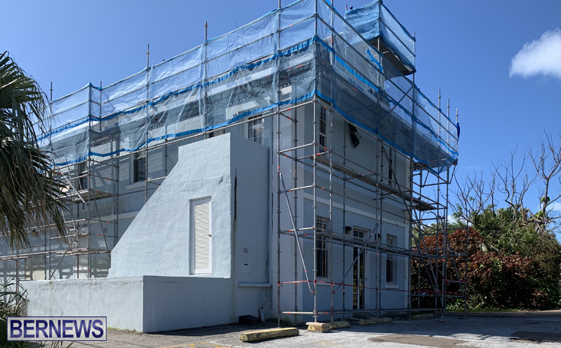 Building-getting-repaired-after-Humberto-Bermuda-Feb-2020-2