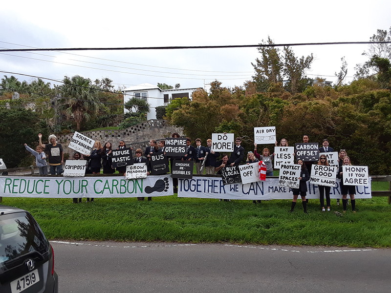 Warwick Academy Climate Demonstration Bermuda March 2020 (4)