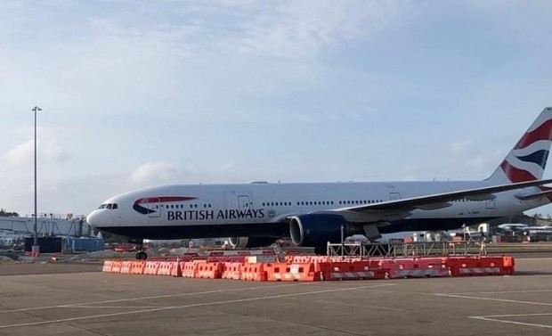 British Airways flight arrives in Bermuda April 24 2020 (2)