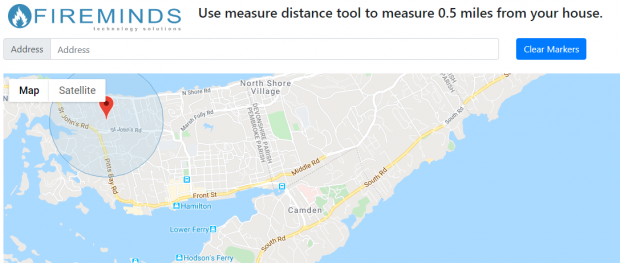 fireminds took to help measure distance