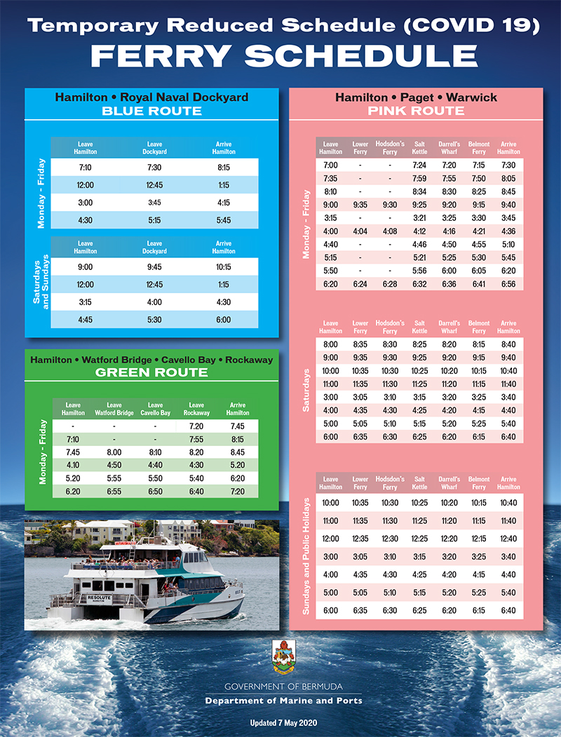 Limited Ferry Service To Resume On Monday Bernews