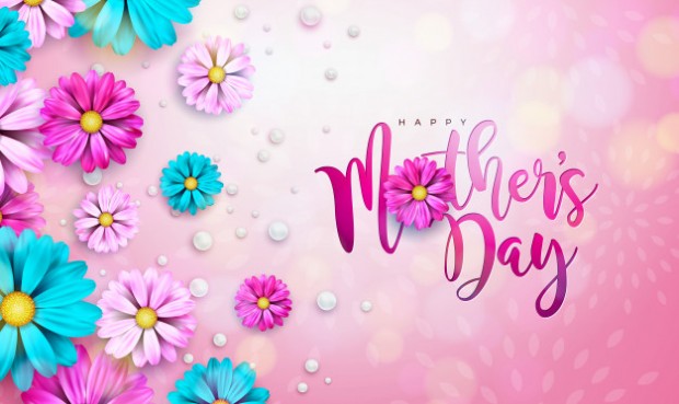 happy-mother-s-day-greeting-card-design-with-flower-typography-letter-pink-background_1314-2682