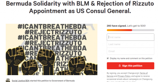 Screenshot petition