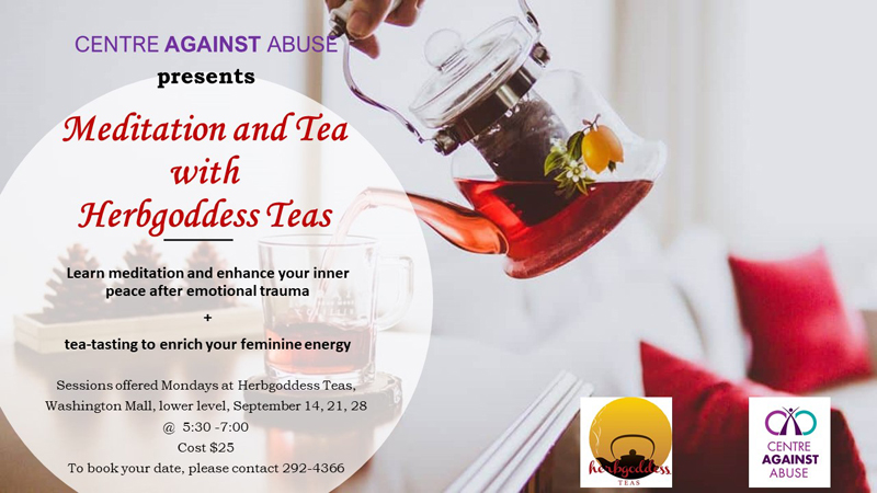 CAA Meditation and Tea with Herbgoddess Teas  Bermuda Aug 2020