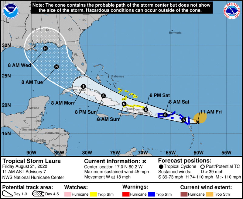 11th Named Storm Of Season Forms In Atlantic - Bernews