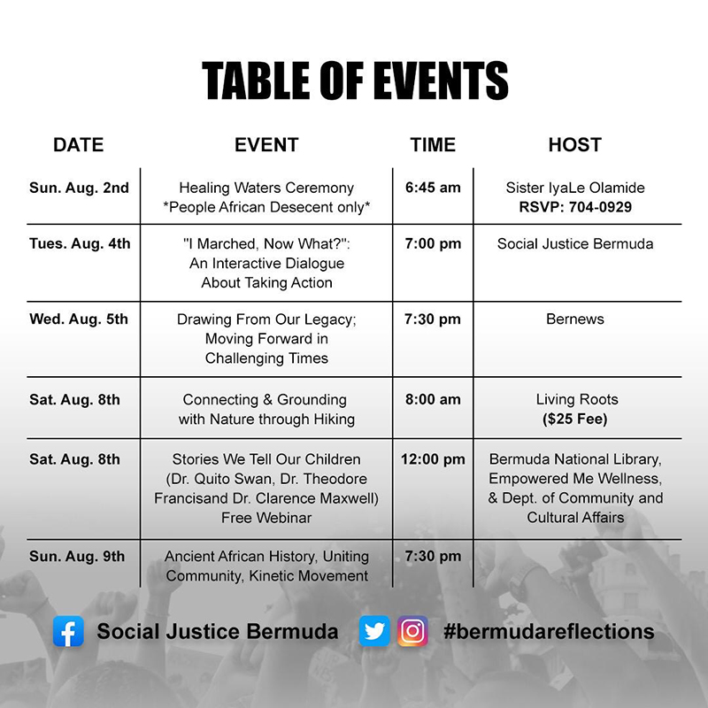 Events Leading Up To "A Moment Of Reflection" Bernews