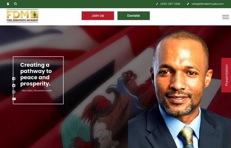 Free Democratic Movement Bermuda –site