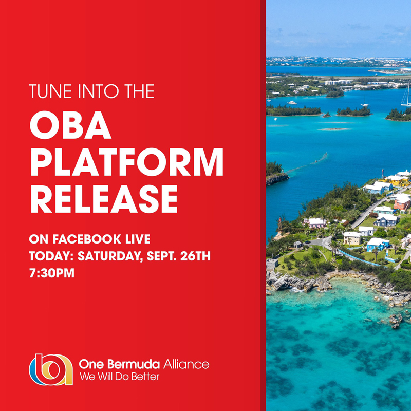 OBA Platform Bermuda September 2020