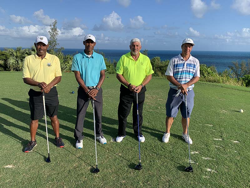 Ocean View Governors Cup Bermuda Sept 2020  8 Kavon Trott, Colin Swan, James Perry  & Mark Ray