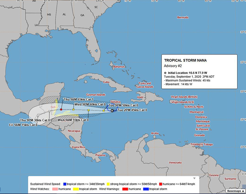 Tropical Storm Nana Special Bermuda Sept 1 2020 BWS