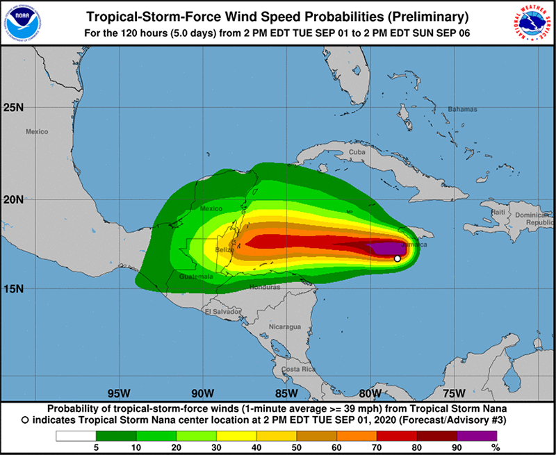 Tropical Storm Nana Special Bermuda Sept 1 2020 NHC