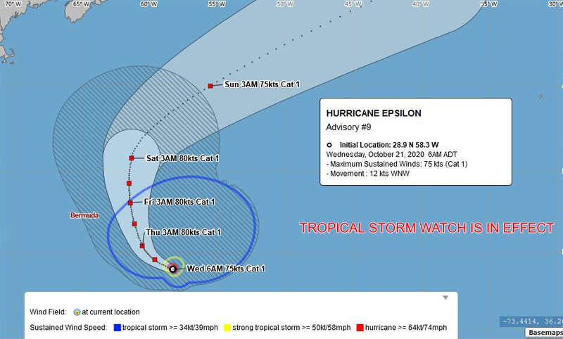 BWS Hurricane Epsilon October 21 2020