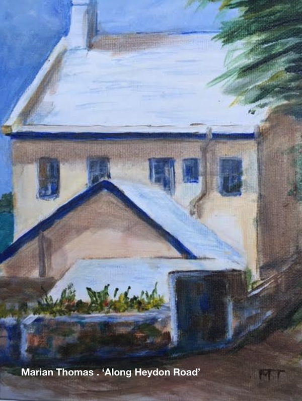 Bermuda Plein Air Marian Thomas . Along Heydon Road