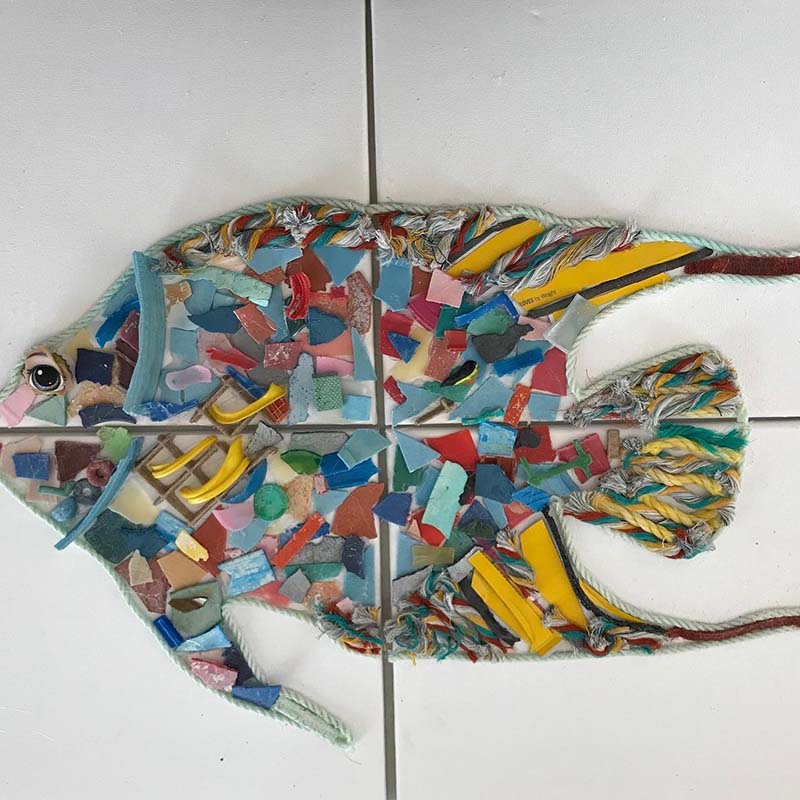 Angel Fish Artwork At Govt House Bermuda November 2020 2