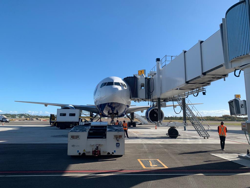 BA plane at the new terminal Bermuda Nov 2020 (2)