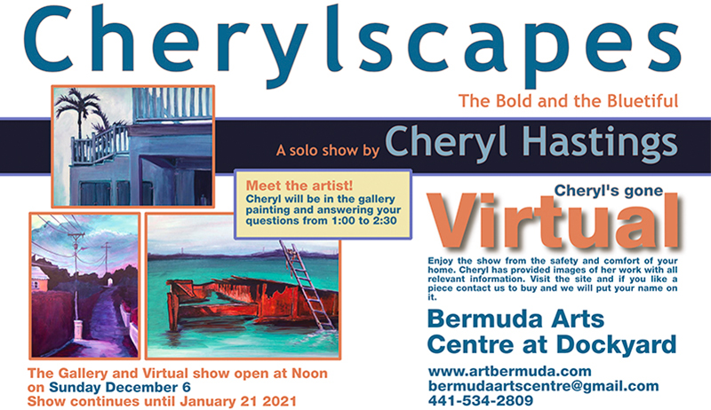 Cheryl Hastings Solo Show Bermuda November 2020