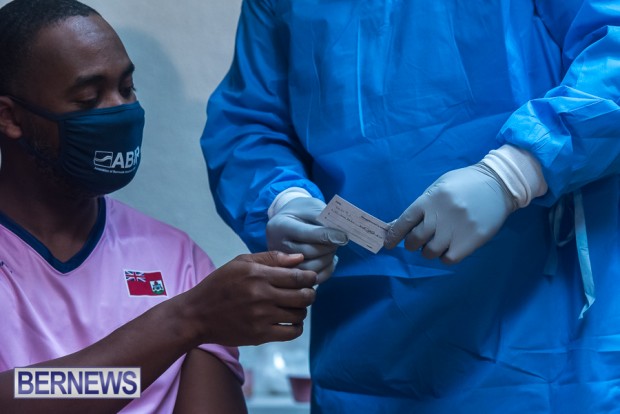 Bermuda officials get first coronavirus vaccine Jan 11 2021 (14)