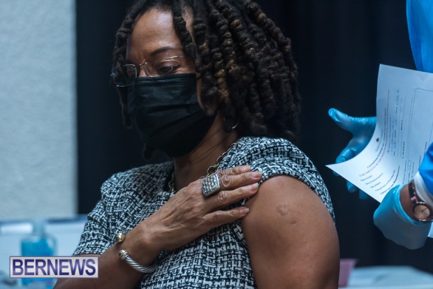 Bermuda officials get first coronavirus vaccine Jan 11 2021 (16)