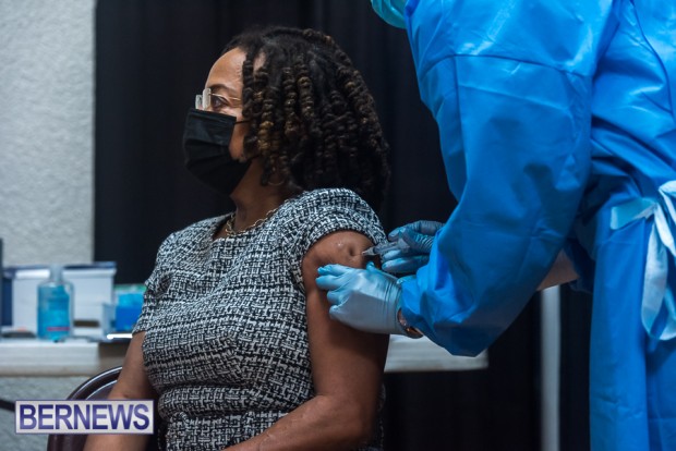 Bermuda officials get first coronavirus vaccine Jan 11 2021 (18)