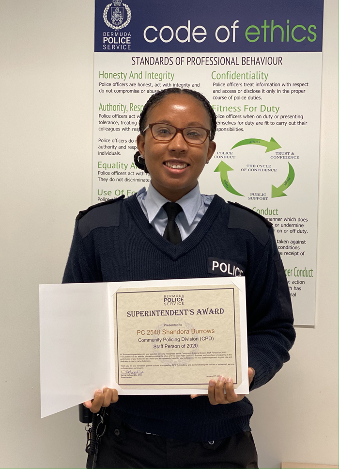 CPD Staff Person of the year Bermuda Jan 2021 (2)