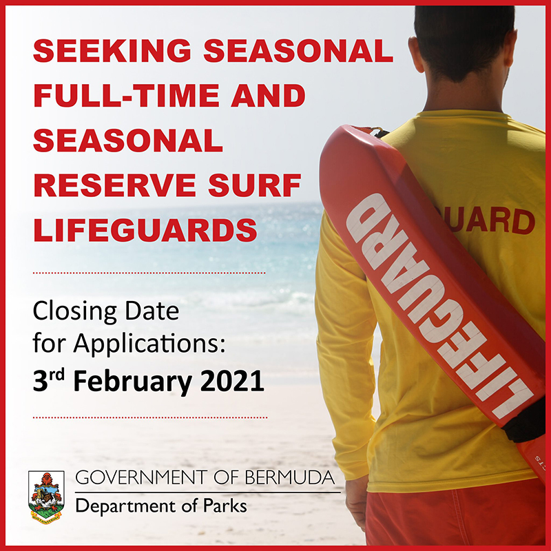 Lifeguards Search Bermuda Jan 2021