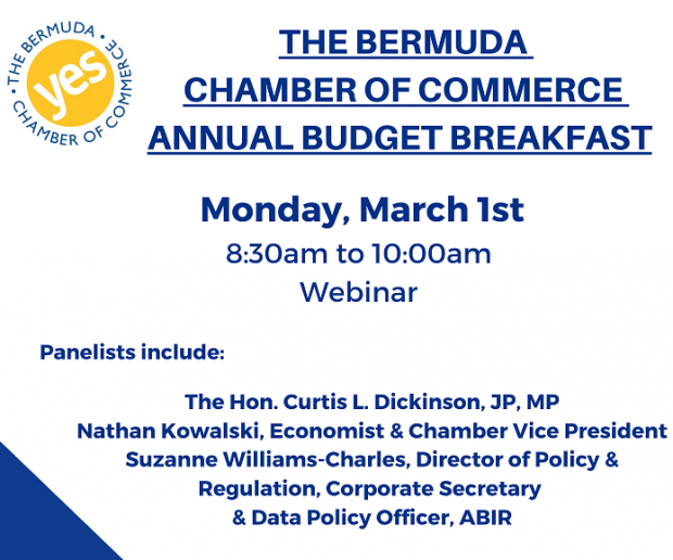 Chamber To Host Budget Breakfast On March 1