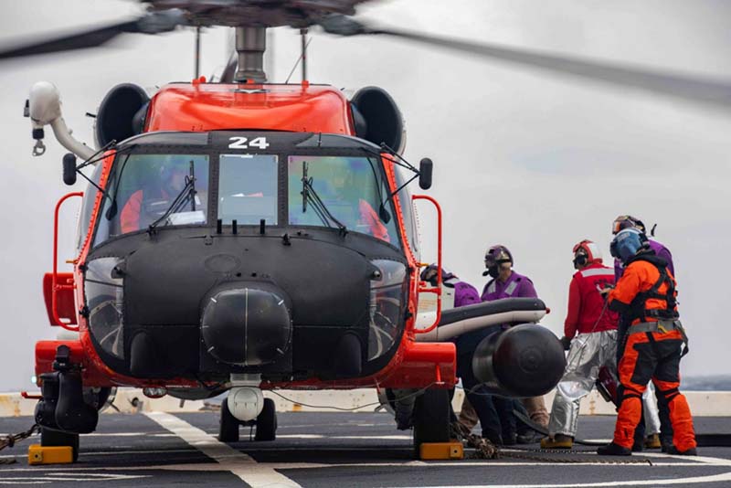 Coast Guard, Navy Combine Medevac To Bermuda March 2021 1