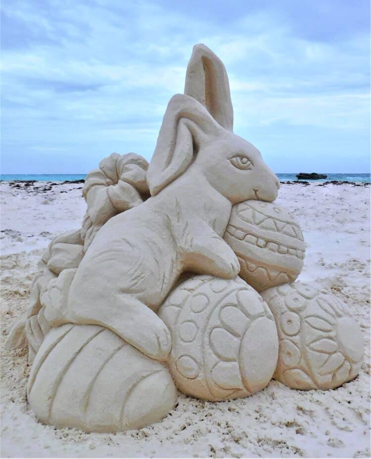 Bermuda Sandcastle Competition Easter Bermuda April 3 2021 (4)