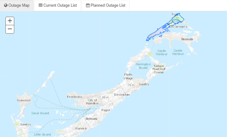 Power Outage In St Georges Bermuda April 13 2021