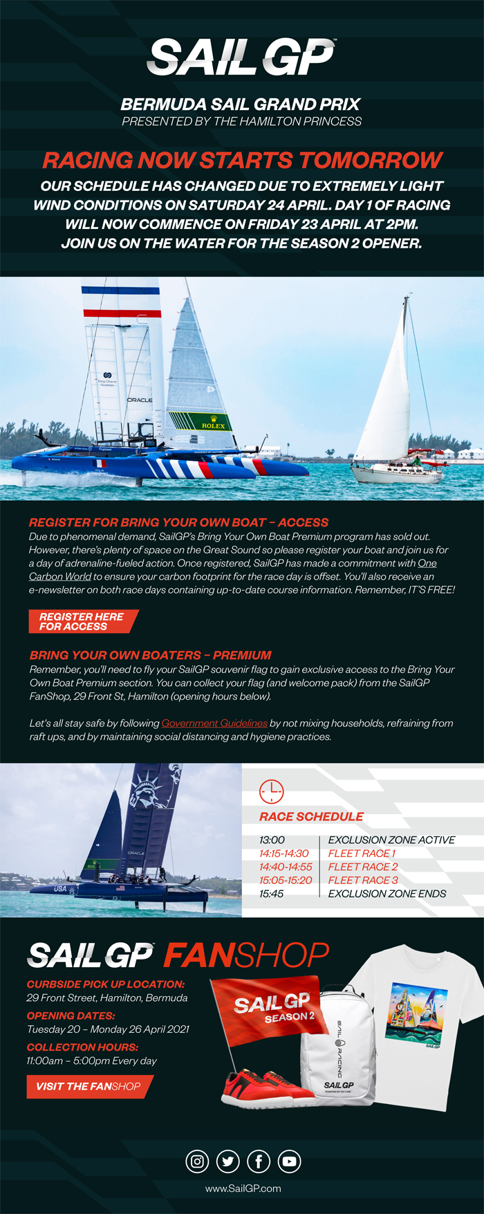 SailGP Bermuda April 2021