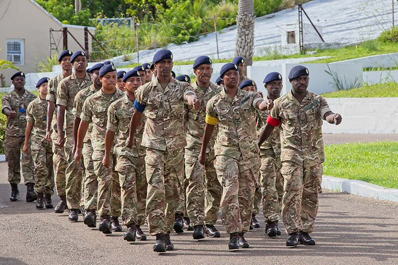 Royal Bermuda Regiment Recruit Camp 21 Bravo.