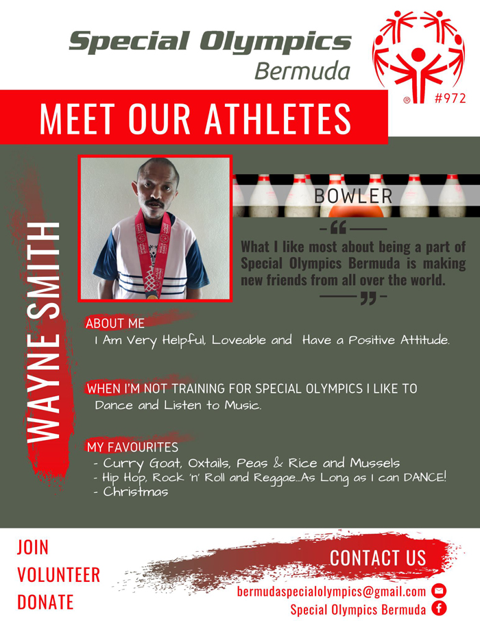 Wayne Smith Special Olympics Bermuda July 2021