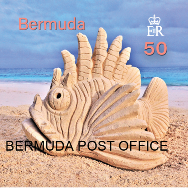 Commemorative Stamps Sandcastles Bermuda Aug 2021 1