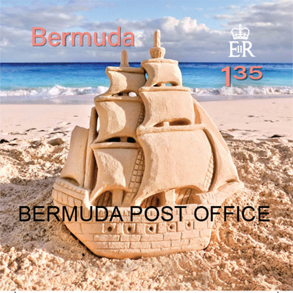 Commemorative Stamps Sandcastles Bermuda Aug 2021 3