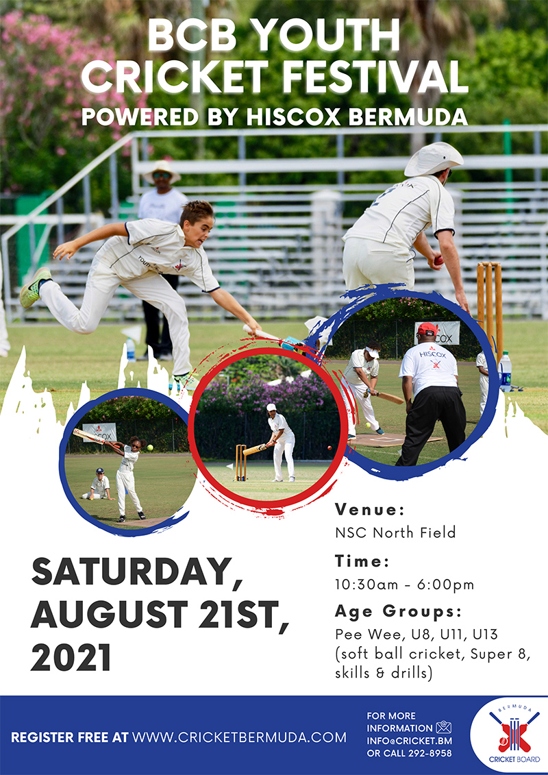 Youth Cricket Festival To Be Held On Aug 21 Bernews