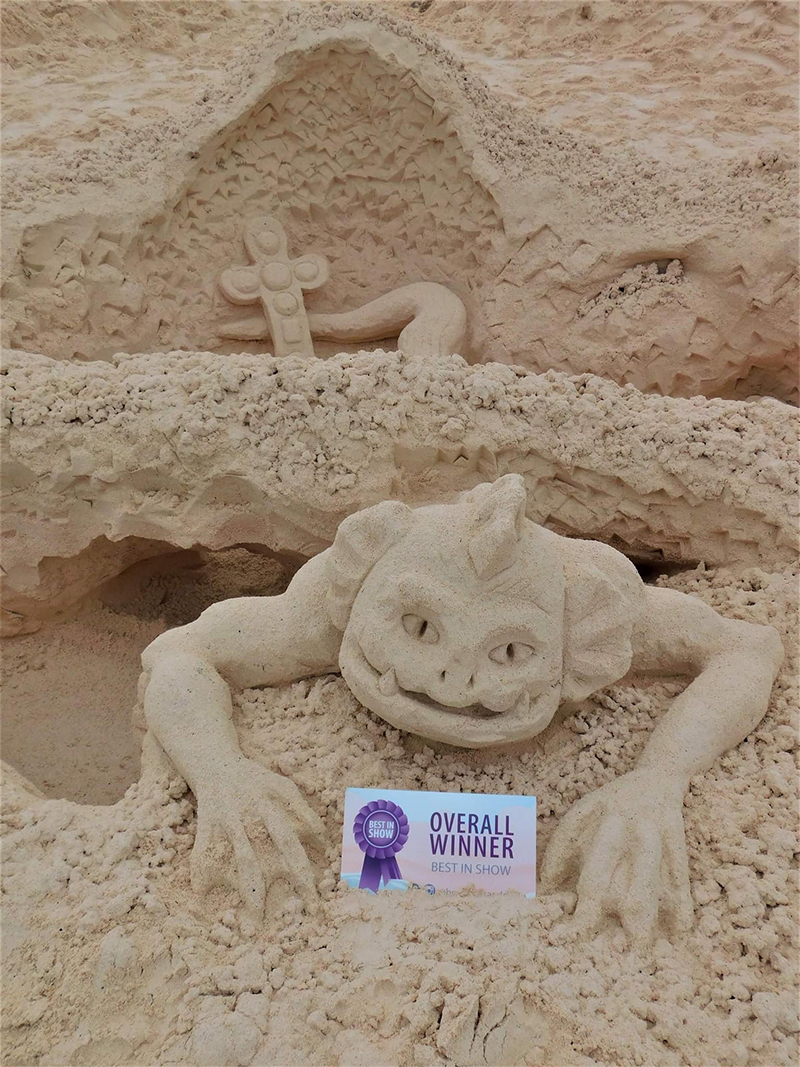 Bermuda Sandcastle Competition Overall Winner Sept 2021