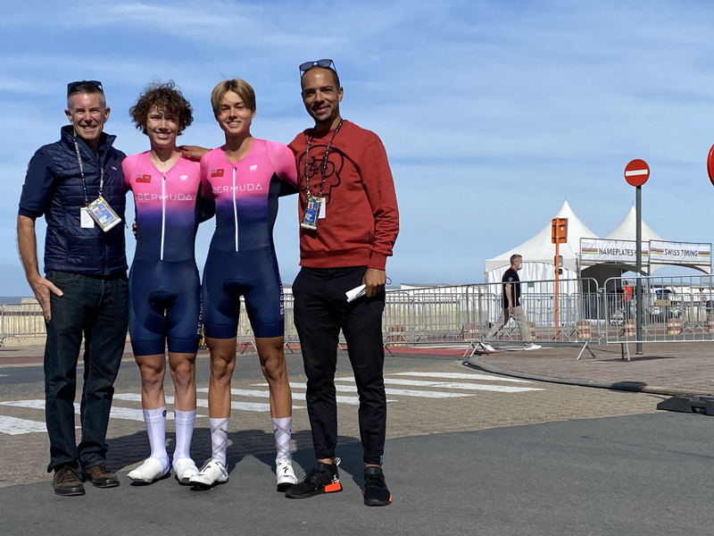 Bermuda's Junior Cyclists In Belgium Sept 2021 (1)