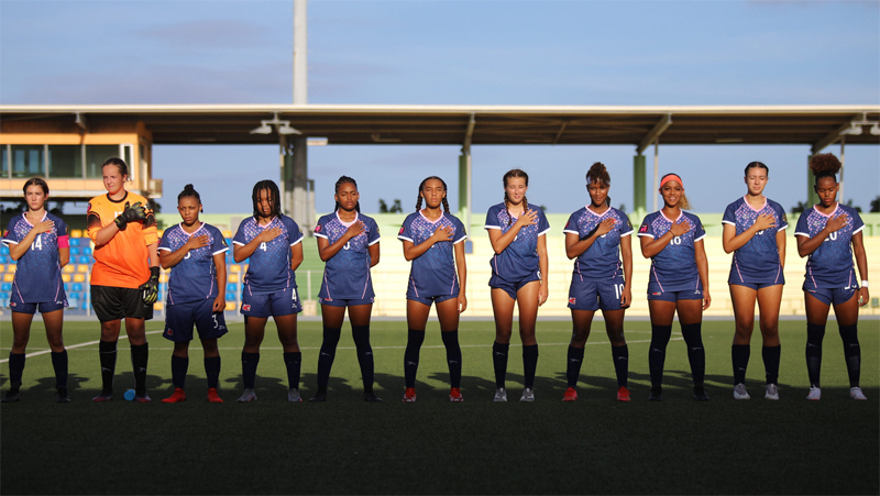 Bermuda’s Under 20 Women’s National team Sept 2021