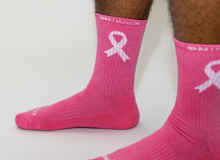 OnTrack Breast Cancer Athletic Socks Bermuda Sept 2021