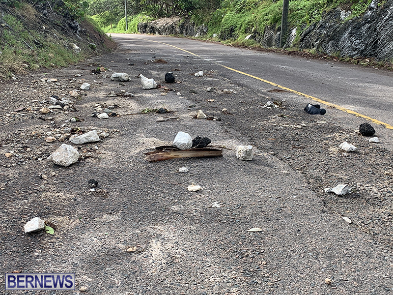 debris in the road Bermuda Sept 21 2020 (1)