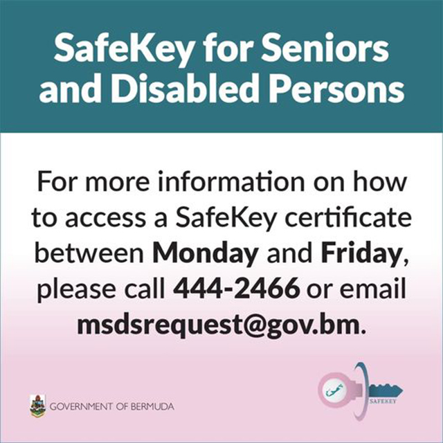 Assistance In Printing Of SafeKey Certificates Bermuda Oct 2021