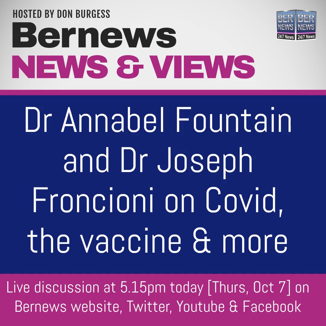 BNV Dr Annabel Fountain & Dr Joseph Froncioni Bermuda Oct 7 2021