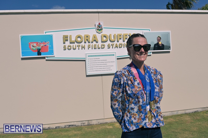 Bermuda Olympic gold medal Flora Duffy Day public holiday events 2021 AW (43)