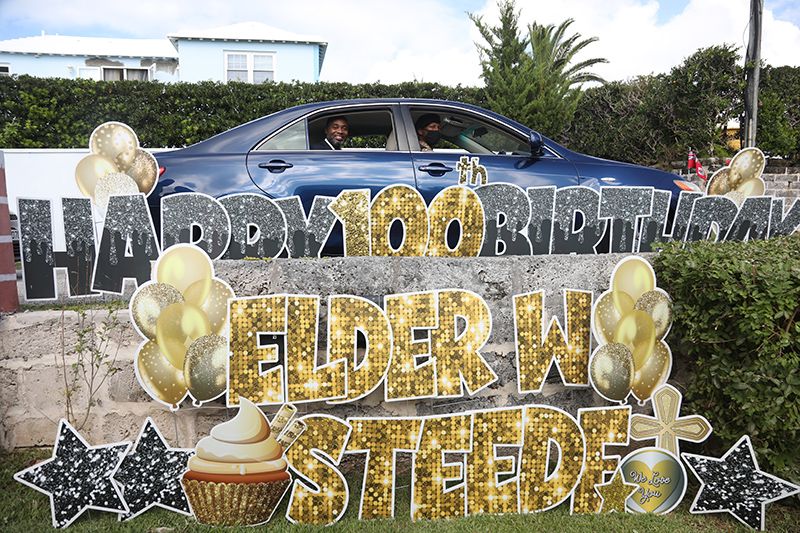Elder Wilfred Steede Celebrates 100th Birthday Bermuda Oct 2021 3