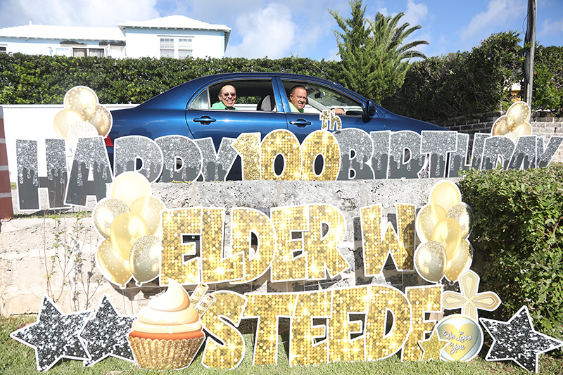 Elder Wilfred Steede Celebrates 100th Birthday Bermuda Oct 2021 4