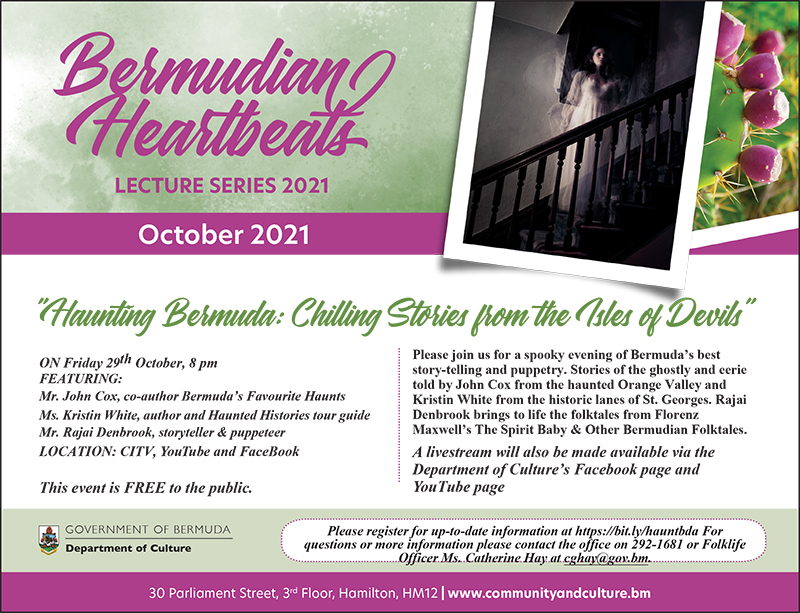 Halloween Themed Heartbeats Lecture Series Bermuda Oct 2021