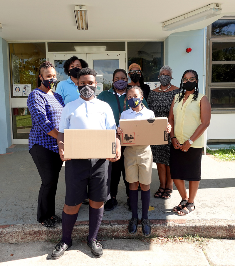 BELCO Laptop Donation Bermuda Nov 2021 (2)
