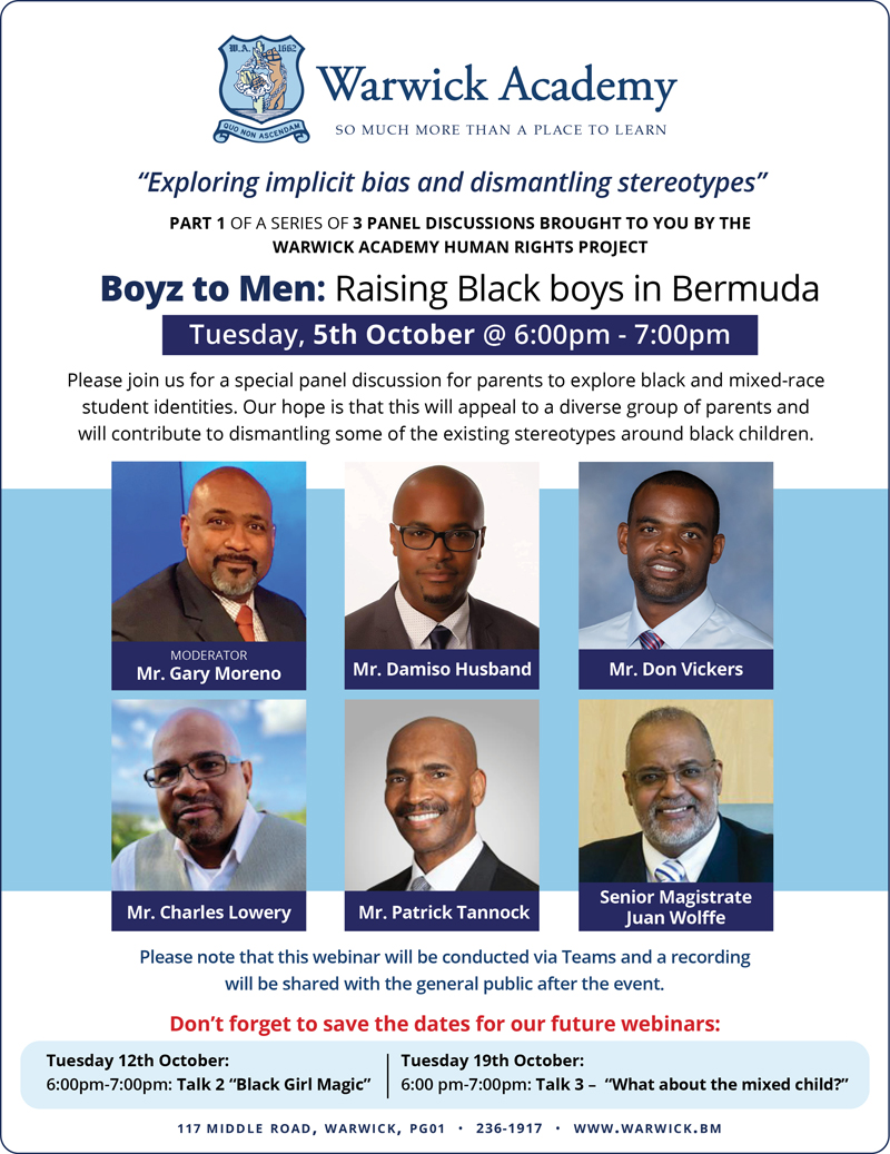 Boyz to Men Raising Black boys in Bermuda Nov 2021