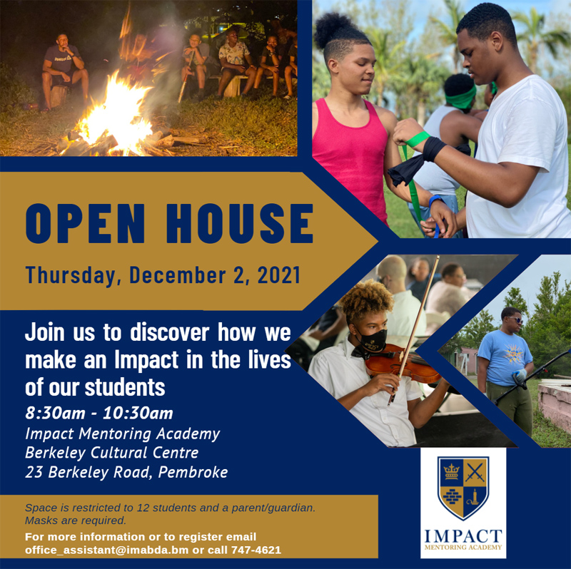 Impact Mentoring Academy Open House Bermuda Nov 2021