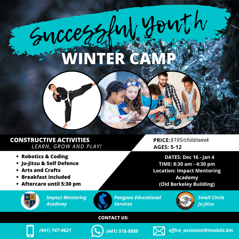 Impact Mentoring Academy Winter Camp Bermuda Nov 2021